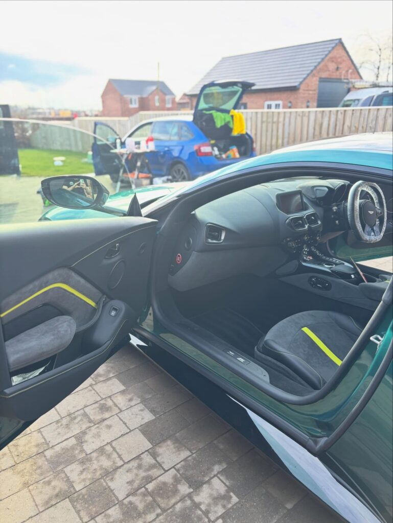 Aston Martin Inside and Out Border Valeters - Mobile Carlisle Car Detailing 1