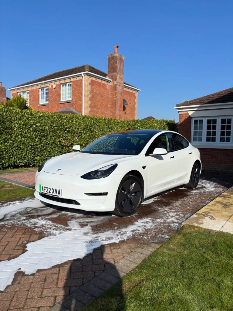 Tesla Model 3 Full Interior and Exterior Valet Border Valeters Carlisle Car Detailing 1